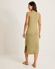 Darcy Midi Dress - Sea Clay