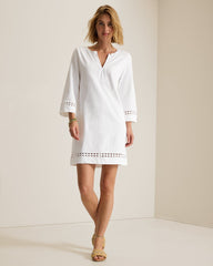 Sunset Harbor Dress - White