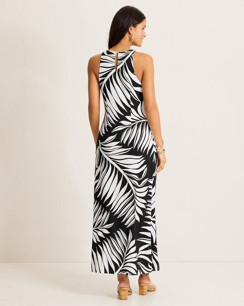 Jasmina Lush Zebra Maxi Dress - Black