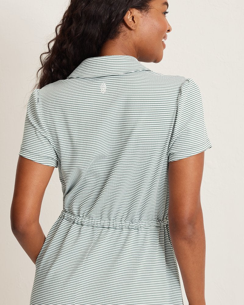 Costa Wave IslandZone Shirt Dress - Dark Jade