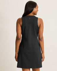 Aubrey Half-Zip IslandZone Dress - Black