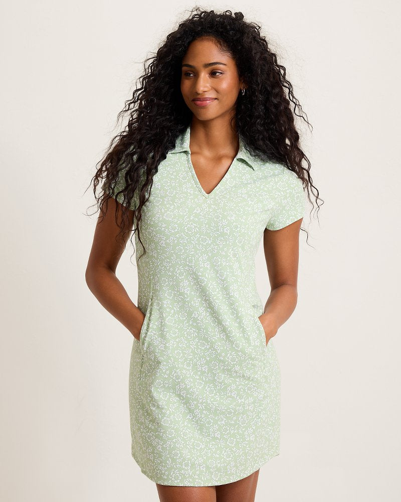 Aubrey Bahia Blooms IslandZone Dress - Light Rosemary