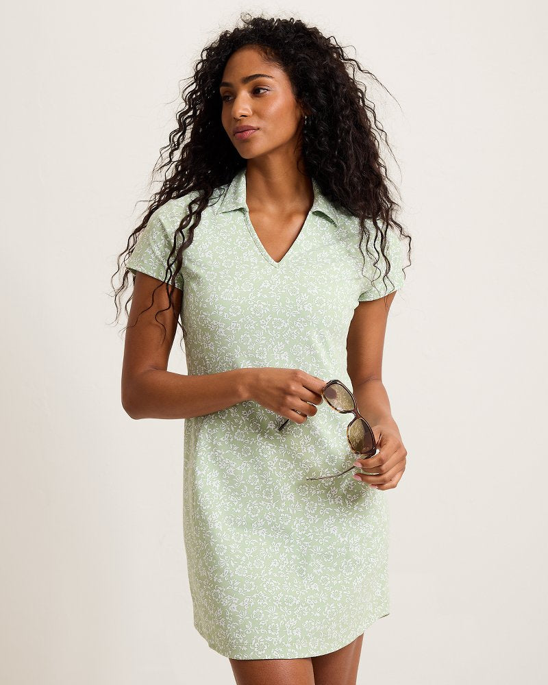 Aubrey Bahia Blooms IslandZone Dress - Light Rosemary