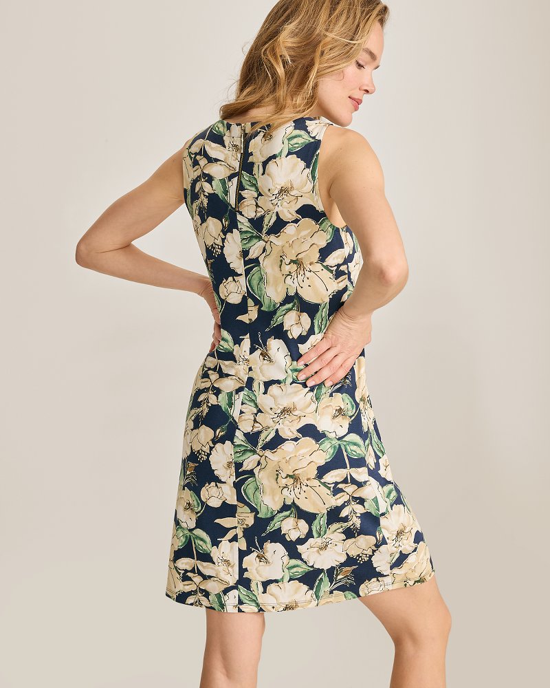 Darcy Floral Gardens Sheath Dress - Coastline
