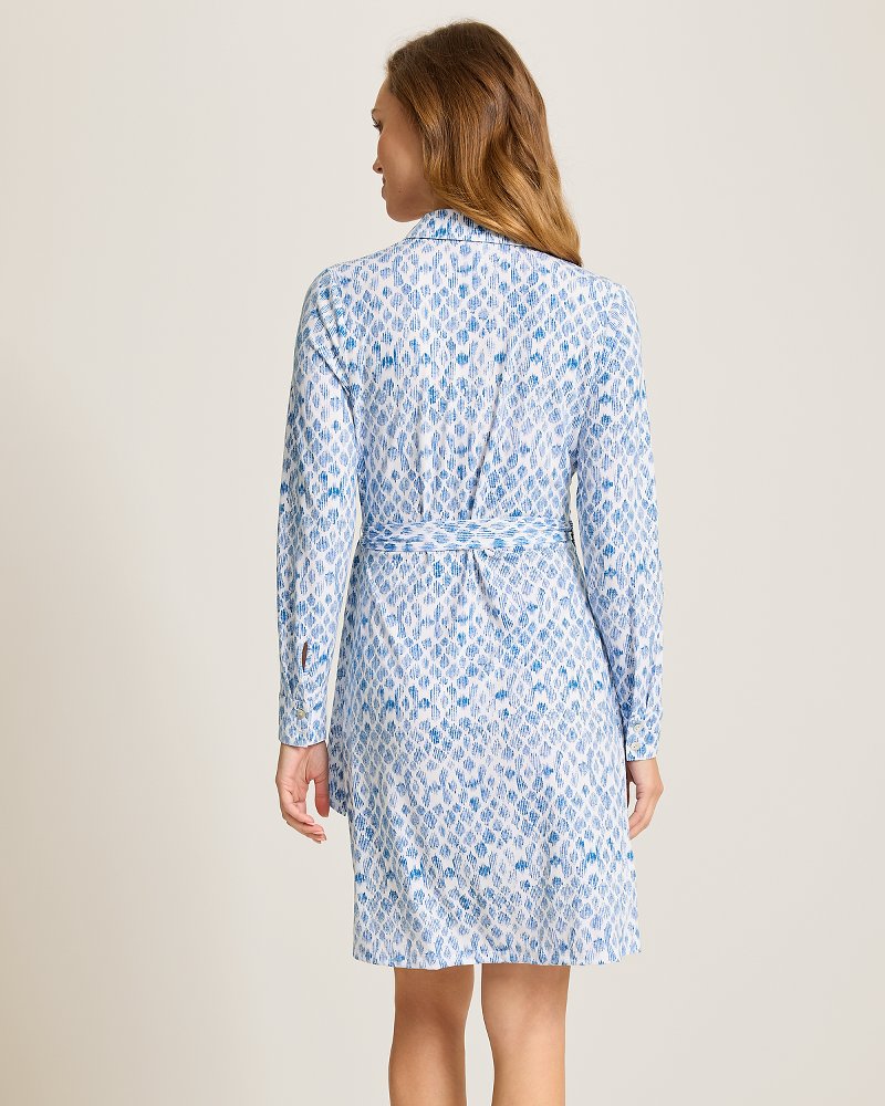 Carmela Coastal Sands Wrap Dress - French Blue