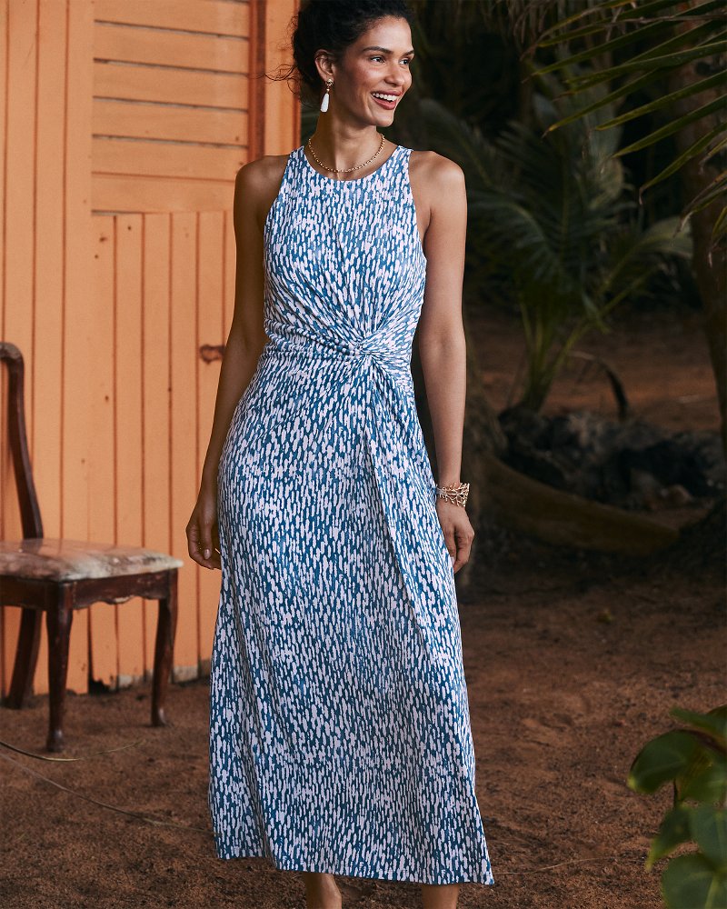 Jasmina Glimmer Bay Maxi Dress - Port Side Blue