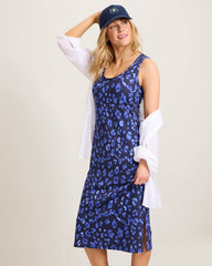 Darcy Lush Leopard Midi Dress - Coastline