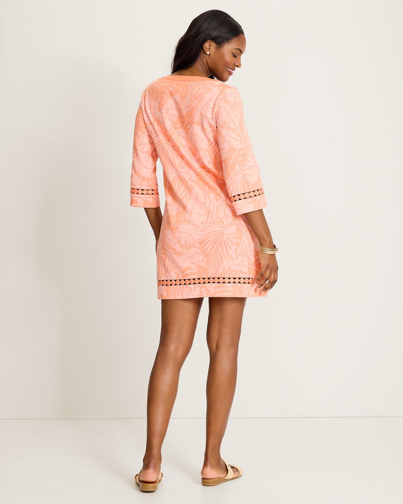 Sunset Harbor Palmae Beach Dress - Dusty Coral