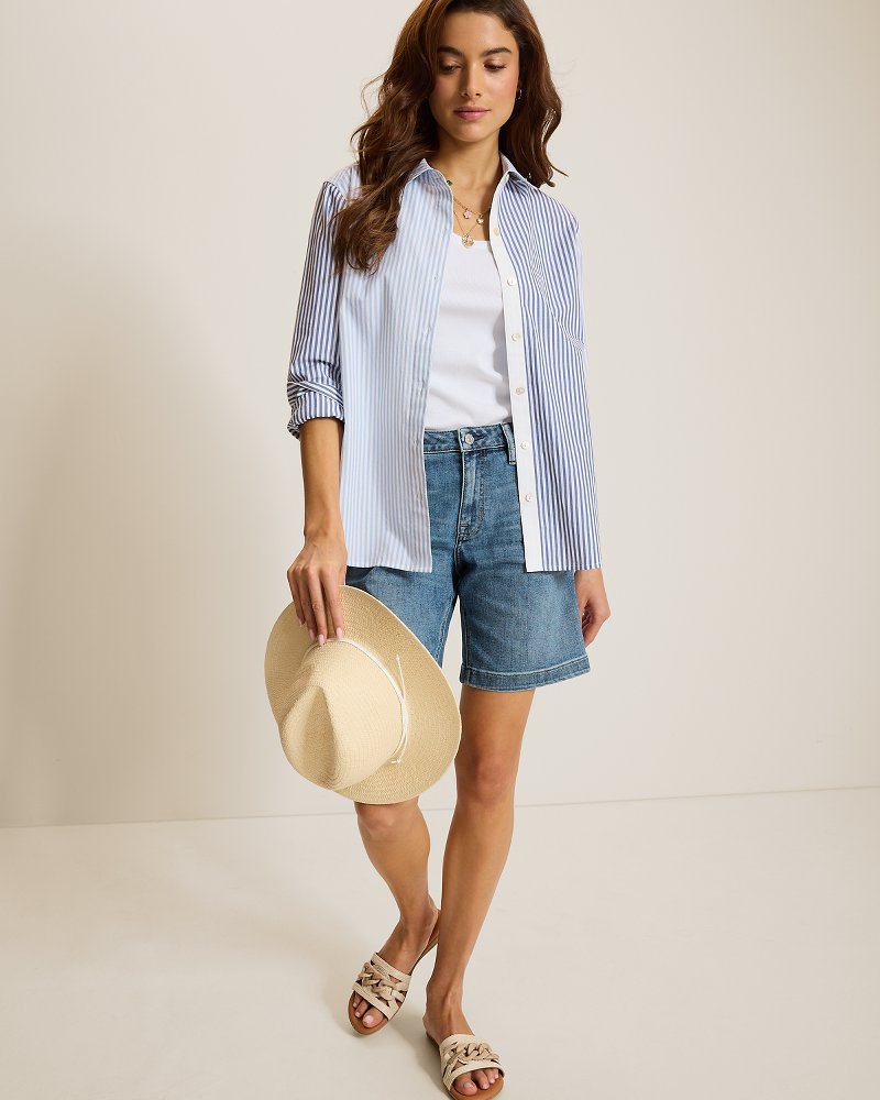 Relaxed Bermuda Shorts - Costa Nova Wash