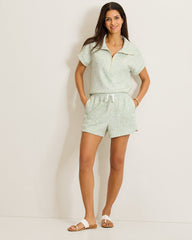Palm Voyage Porto Fronds Shorts - Extra Light Margarita