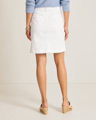 Ella Twill Field Skirt - Sugar Wash