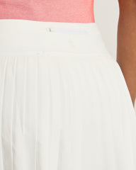 Alicia Pleated IslandZone Skort - White