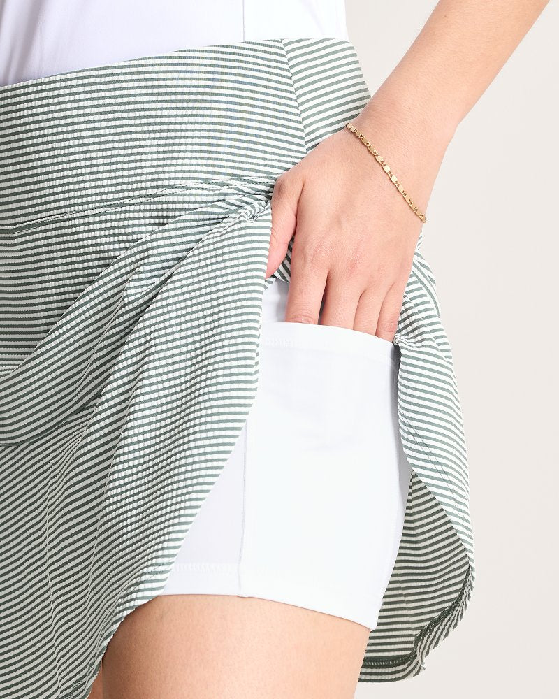 Costa Wave IslandZone Flounce Skort - Dark Jade