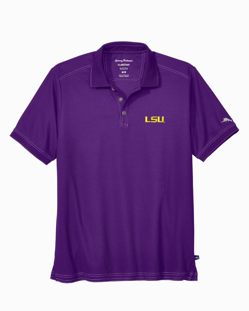 Collegiate Emfielder IslandZone Polo - LSU
