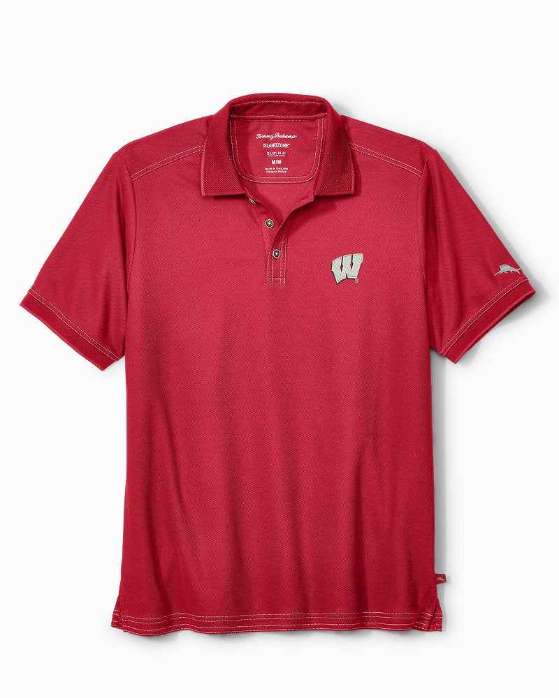Collegiate Emfielder IslandZone Polo - wisconsin