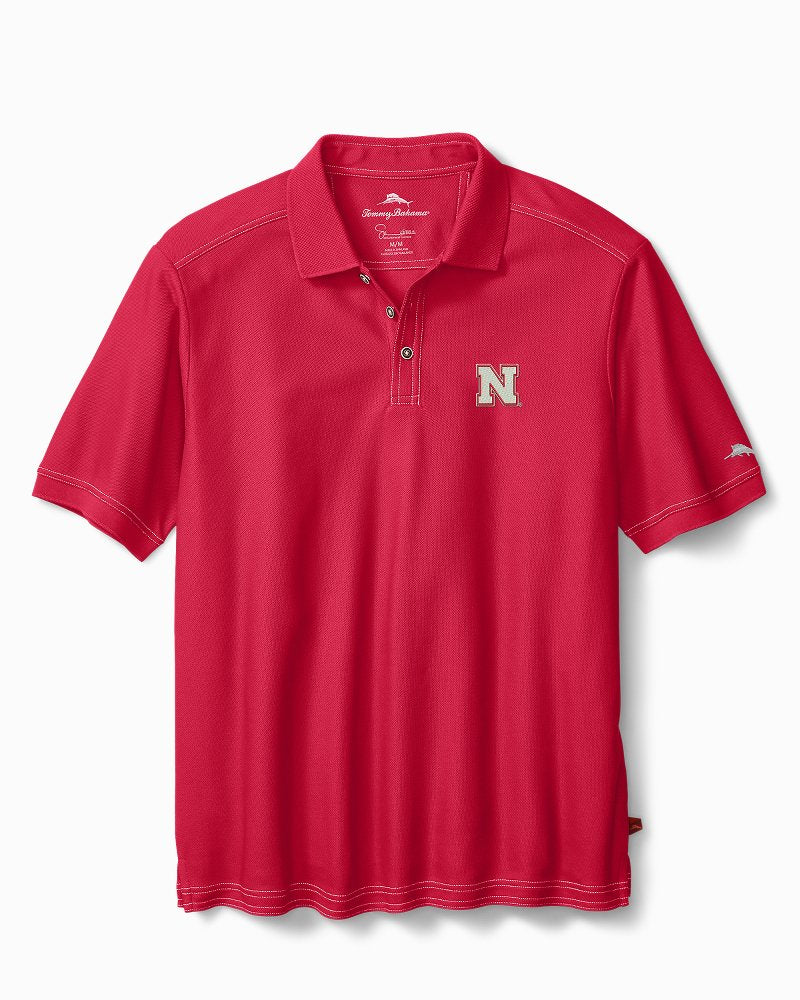 Collegiate Emfielder IslandZone Polo - nebraska