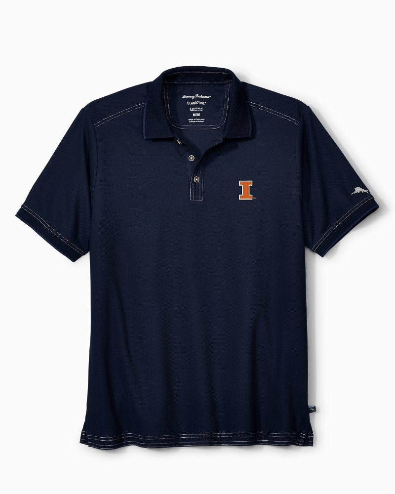Collegiate Emfielder IslandZone Polo - illinois