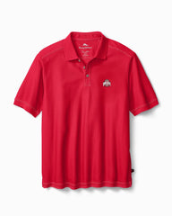 Collegiate Emfielder IslandZone Polo - Ohio Statelt Red B