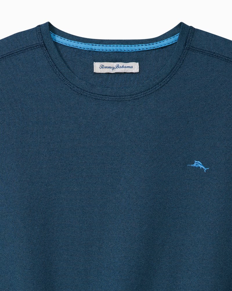 Big &amp; Tall Piqué T-Shirt - Navy