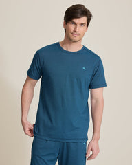 Big &amp; Tall Piqué T-Shirt - Navy