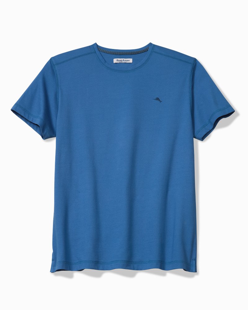 Piqué T-Shirt - Heathered Blue