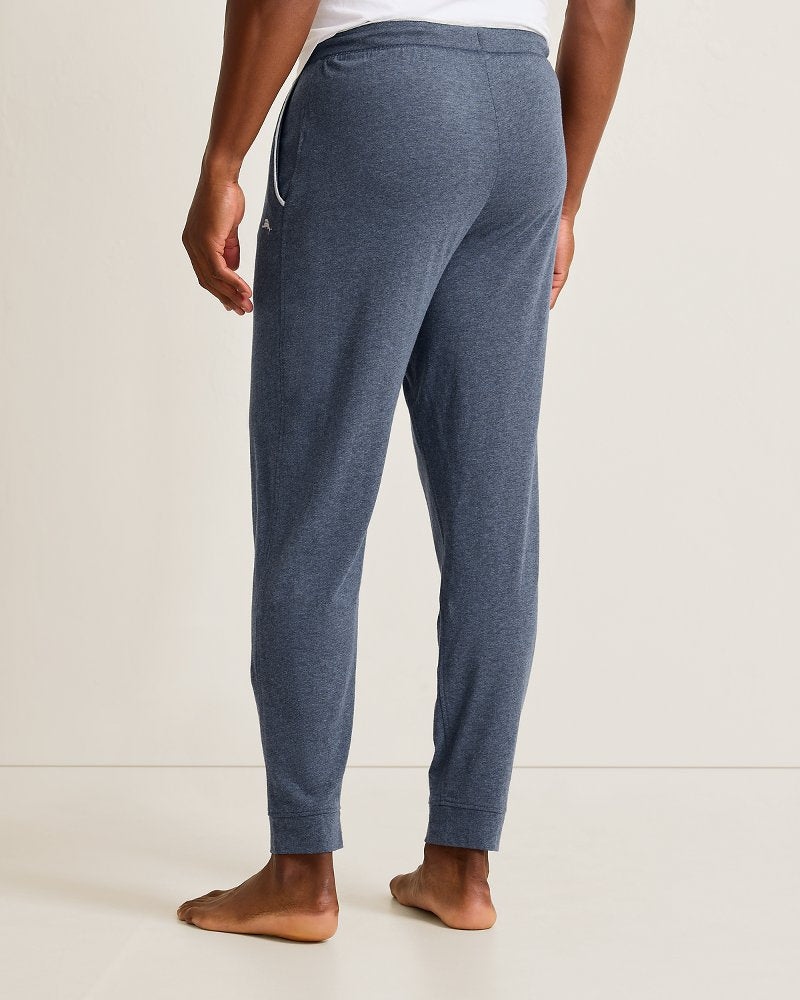 Big &amp; Tall Jersey Lounge Joggers - Heathered Blue