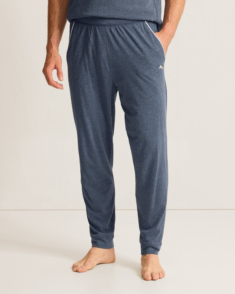 Jersey Lounge Joggers - Heathered Blue