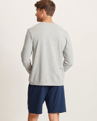 Solid Marlin Jersey Long-Sleeve T-Shirt - Light Heather Grey