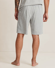 Solid Marlin Jersey Pajama Shorts - Light Heather Grey