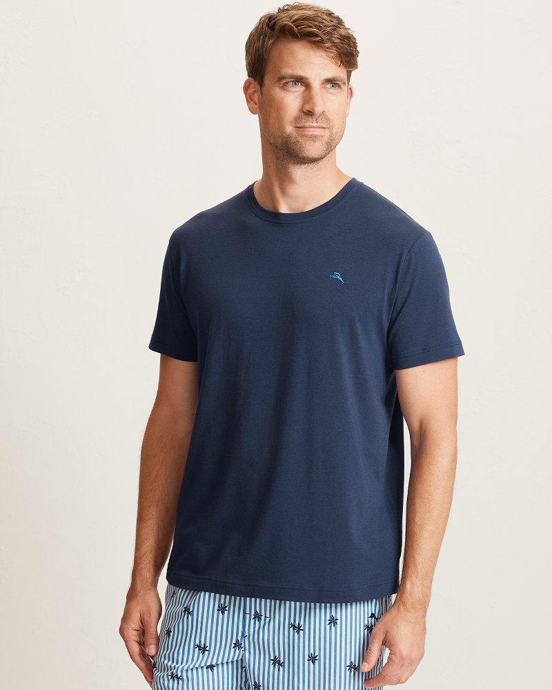 Solid Marlin Jersey Short-Sleeve T-Shirt - Deep Navy