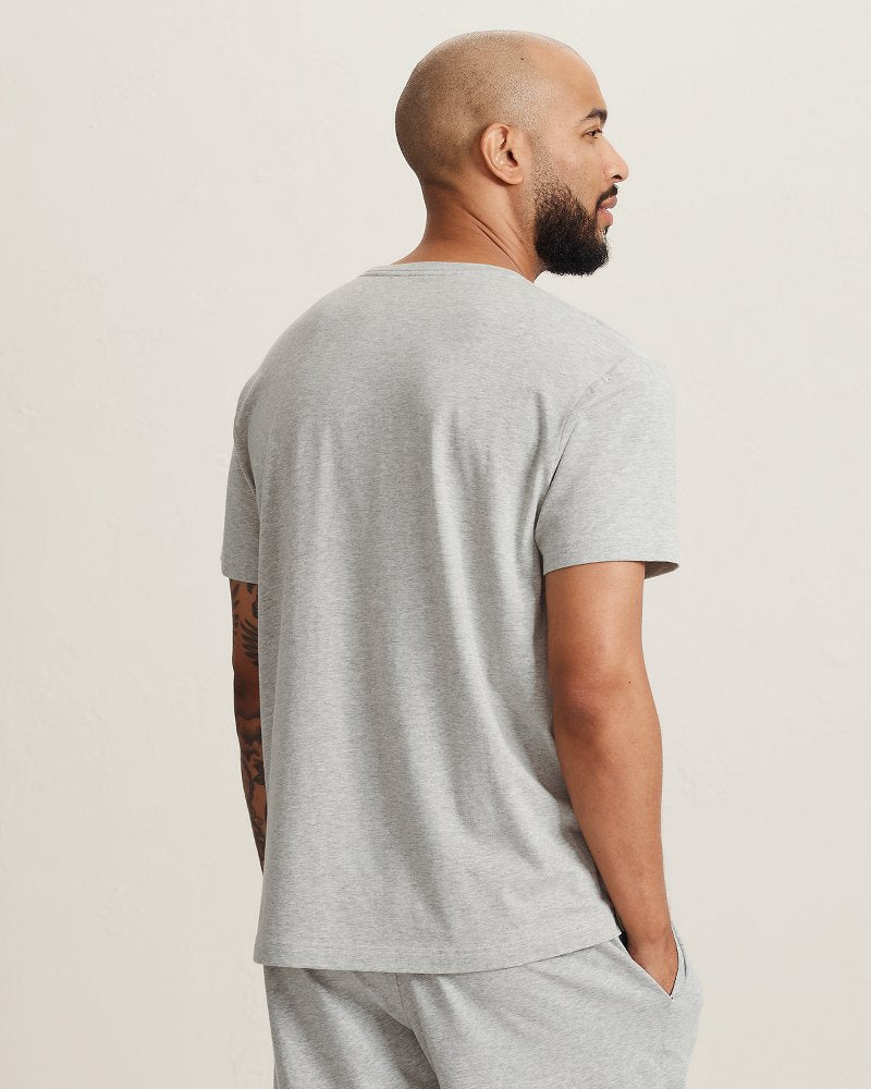 Solid Marlin Jersey Short-Sleeve T-Shirt - Light Heather Grey
