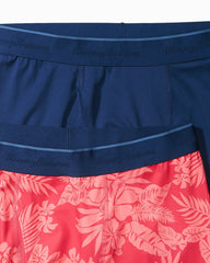 Aloha Print Tech Boxer Briefs - 2-Pack - Clarete