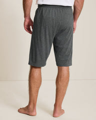 Jersey Lounge Shorts - Heather Charcoal Grey