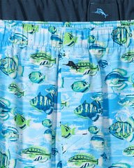 Knit Tropical Paradise Print Boxers - 2-Pack - Blue Atoll