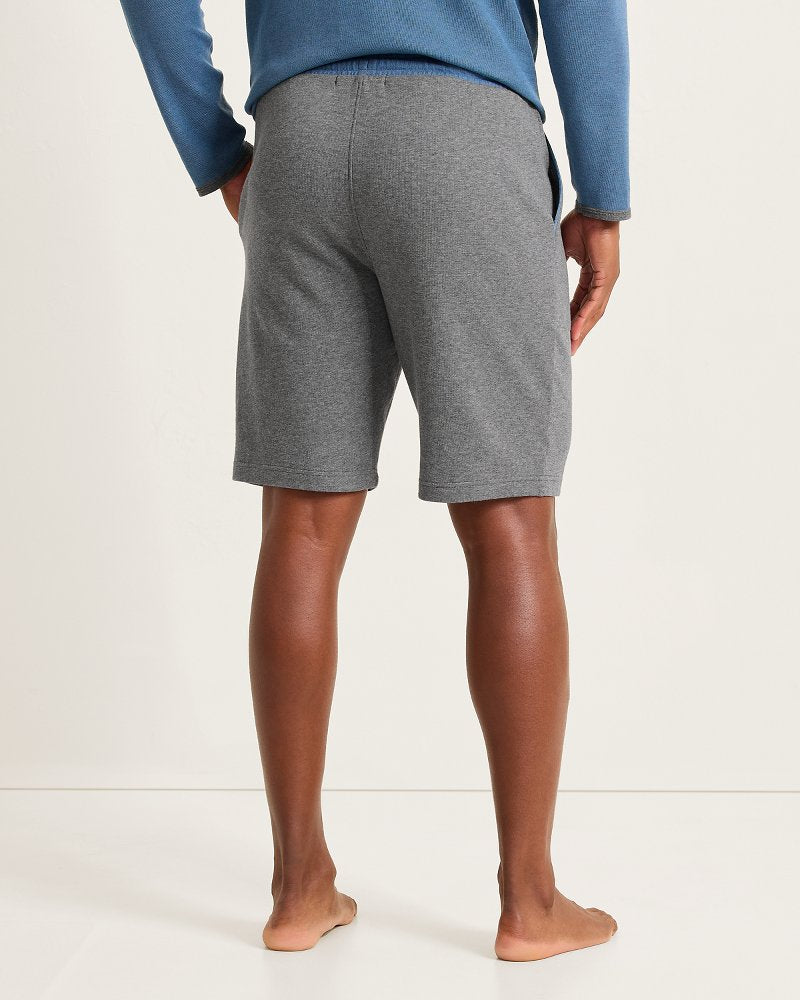 Big &amp; Tall Interlock Pajama Shorts - Dark Grey Heather