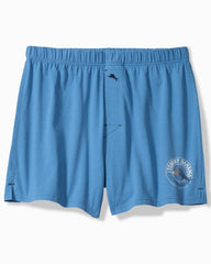 Big &amp; Tall Solid Marlin Jersey Boxers - Med Blue
