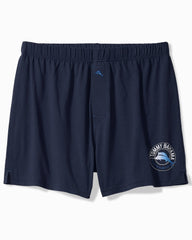 Solid Marlin Jersey Boxers - Deep Navy