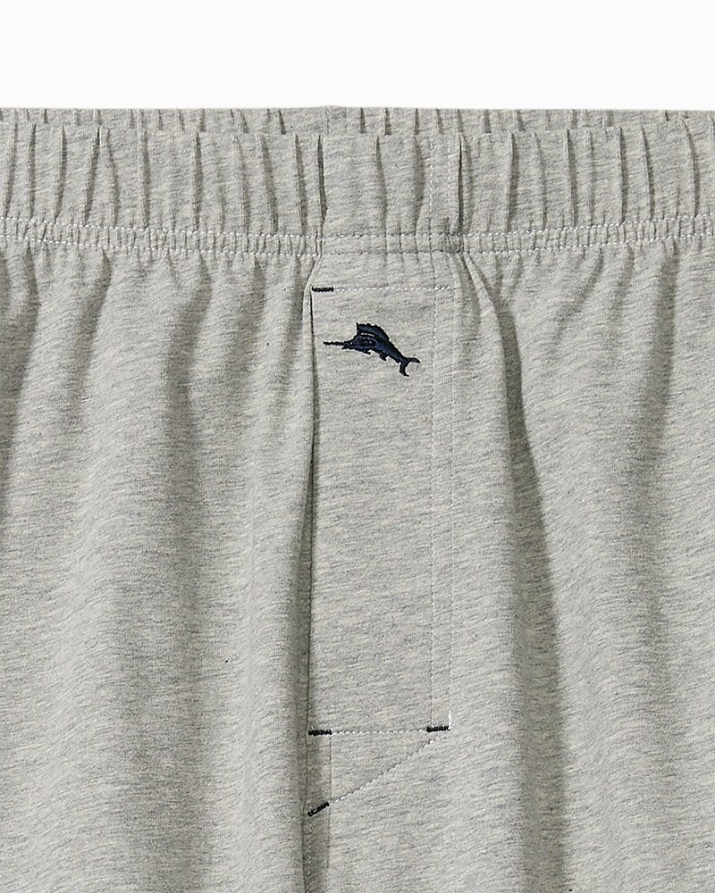 Solid Marlin Jersey Boxers - Light Heather Grey