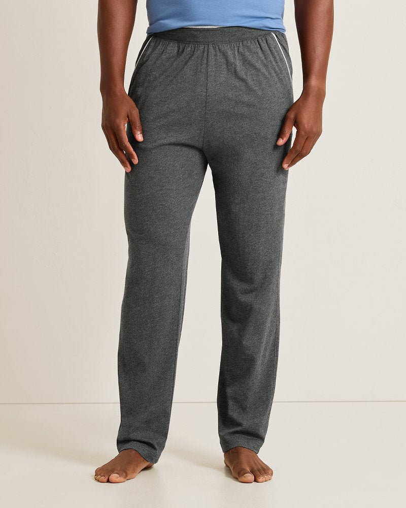 Big &amp; Tall Jersey Lounge Pants - Heather Charcoal Grey