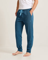 Piqué Joggers - Navy