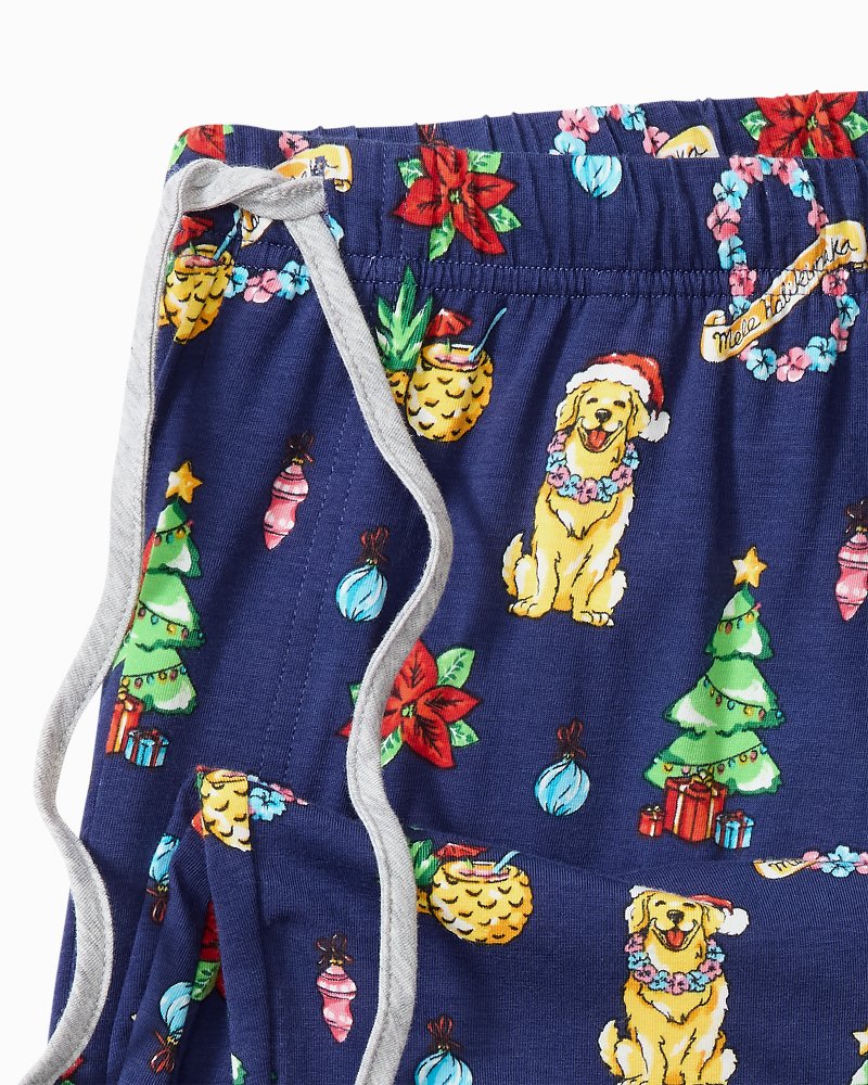Men's Holiday Dog Long Sleeve &amp; Pants Pajama Set - Island Navy
