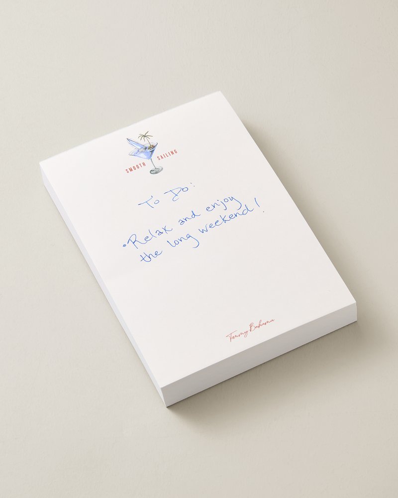 Coastal Service Smooth Sailing Chubby Note Pad - Multicolor