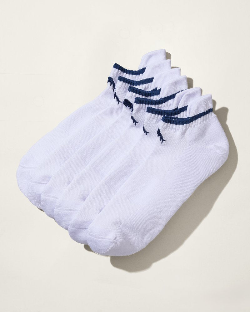 IslandZone Athletic Tab Socks - 3 Pack - White