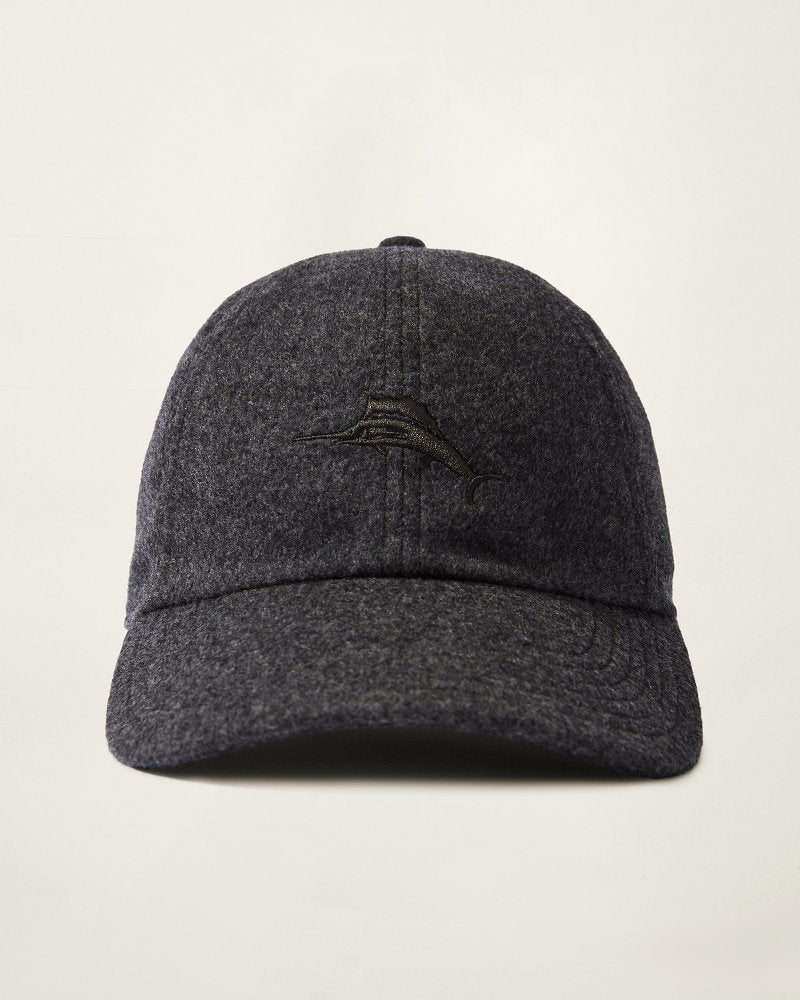 Cashmere Packable Marlin Cap - Grey