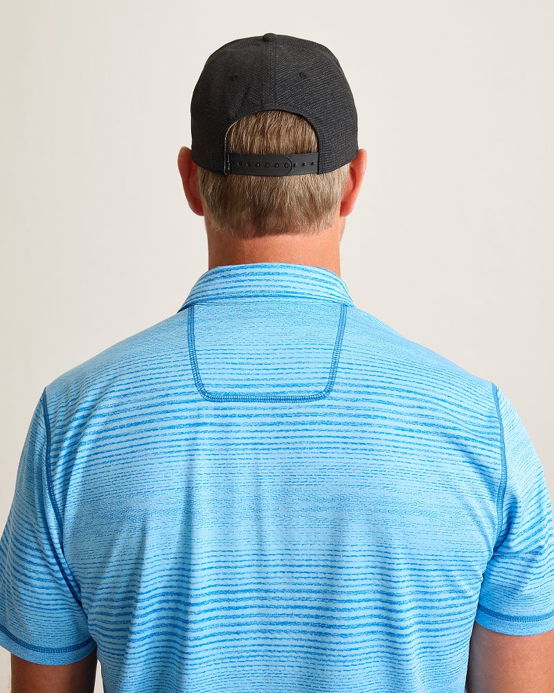 Tommy Bahama Chip Shot Marlin Logo Packable Cap - Black