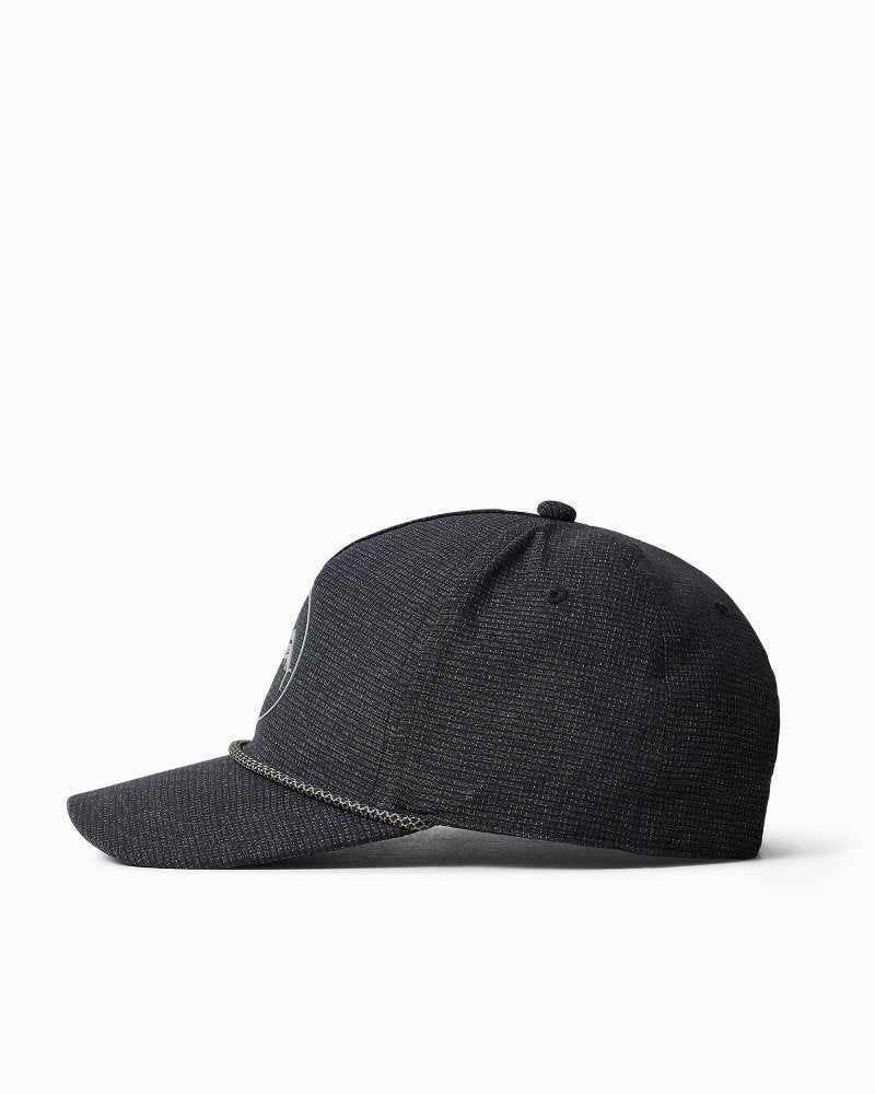 Tommy Bahama Chip Shot Marlin Logo Packable Cap - Black