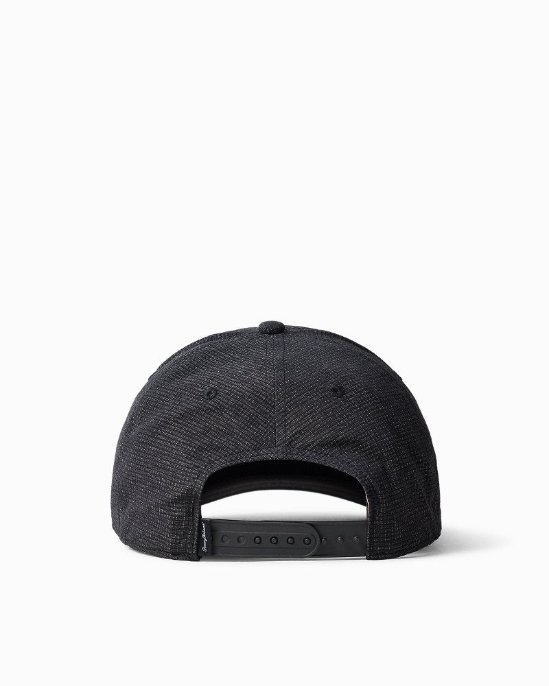 Tommy Bahama Chip Shot Marlin Logo Packable Cap - Black