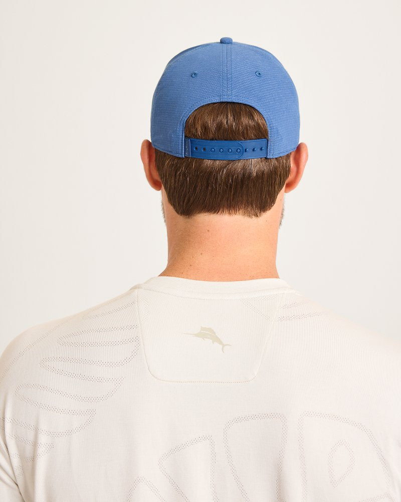 Tommy Bahama Chip Shot Marlin Logo Packable Cap - Dockside Blue
