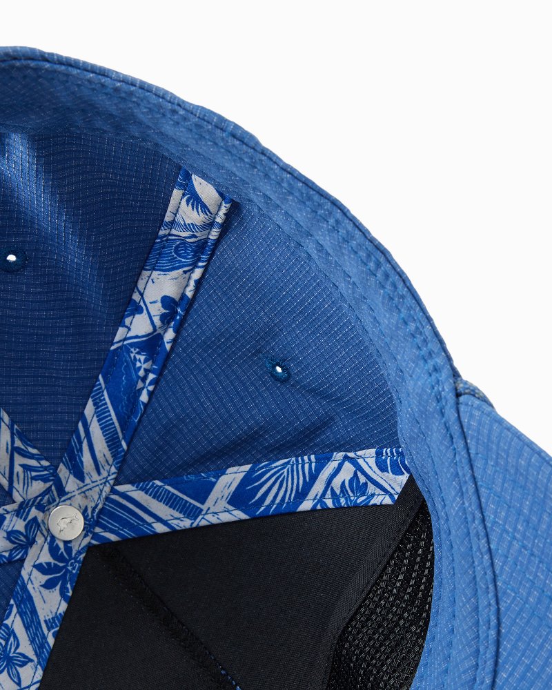 Tommy Bahama Chip Shot Marlin Logo Packable Cap - Dockside Blue