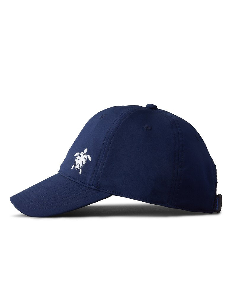 The Monstera Turtle Packable Cap - Navy